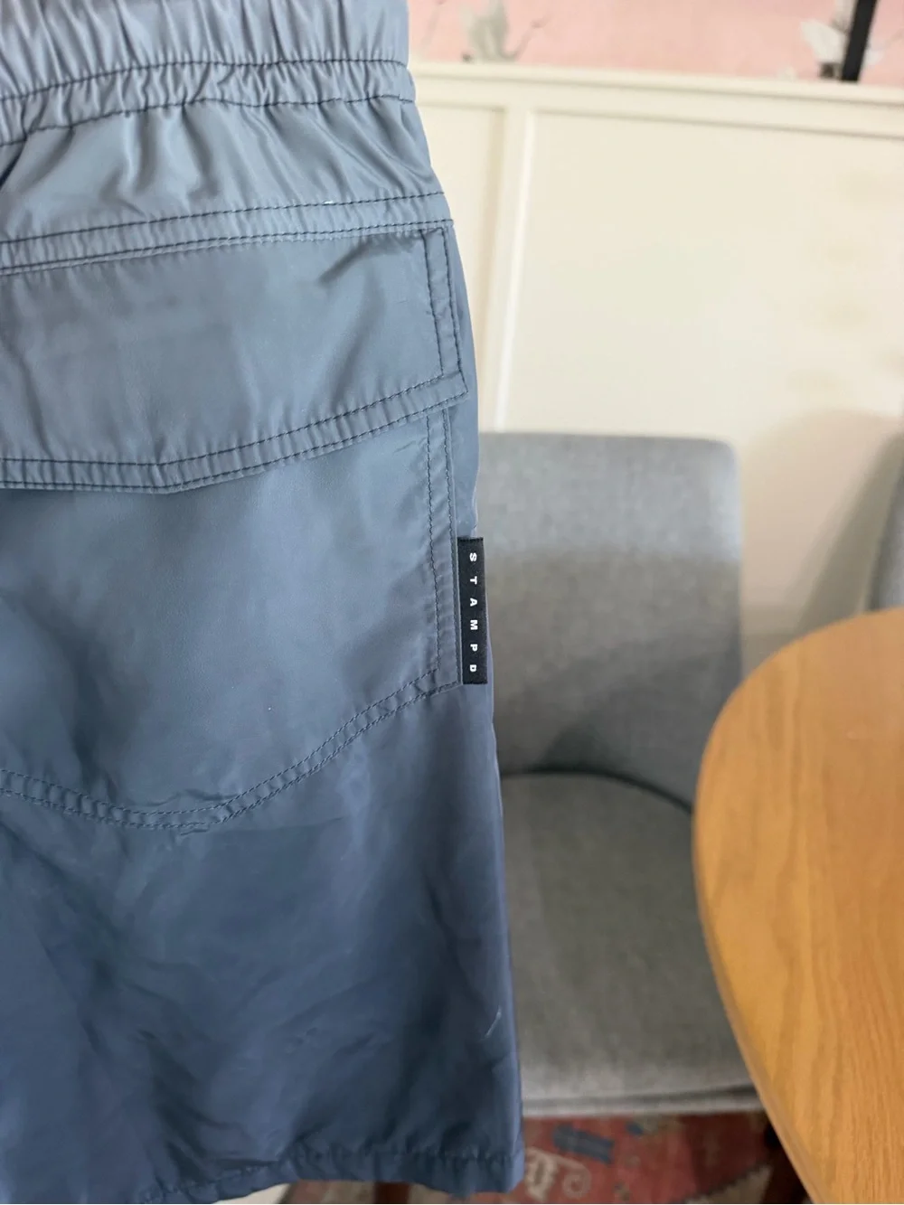 $190 Stampd Gradient Trunk swim/water-resistant shorts Men’s large Drawstring